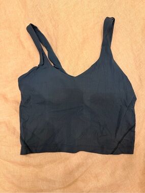🍋 lululemon athletica Black Ribbed V-Neck Bralette🍋